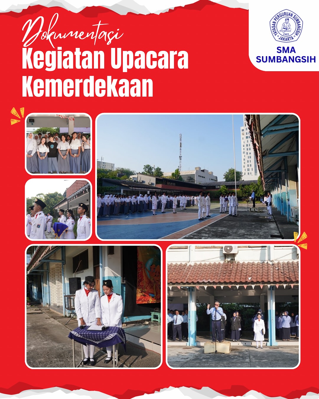 Dirgahayu Republik Indonesia ke-80!Dengan penuh khidmat, keluarga besar Yayasan Perguruan Sumban