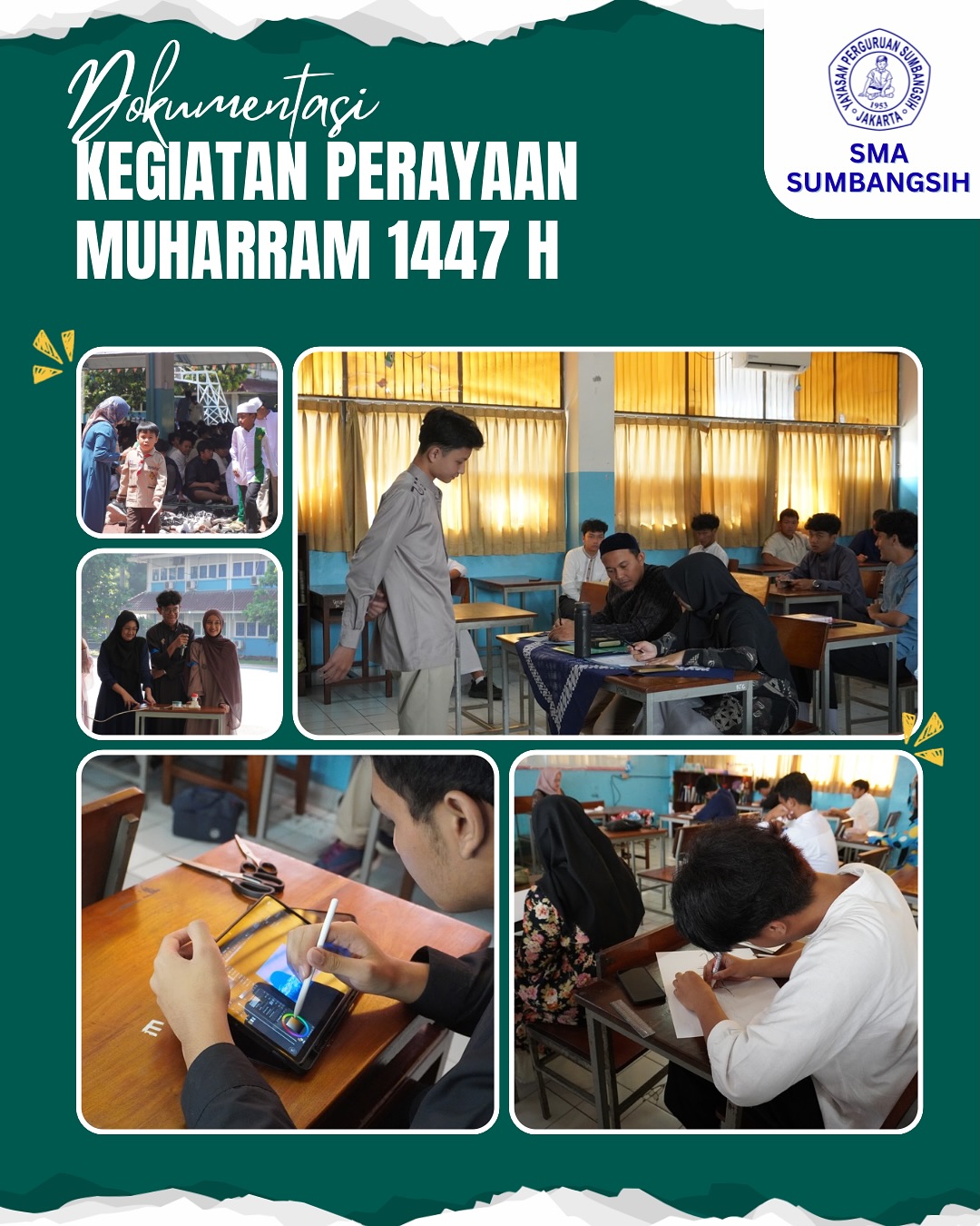 Dalam rangka memperingati Tahun Baru Islam 1447 H, SMA Sumbangsih menyelenggarakan kegiatan penu